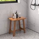 Bathroom Shower Stool Teak Shower Bench for Shaving Legs and Spa Bath by DirectDeals