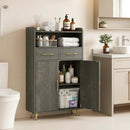 Freestanding Bathroom Storage Cabinet with 2 Drawers & Doors by LJGDeals