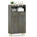 Freestanding Bathroom Storage Cabinet with 2 Drawers & Doors by LJGDeals