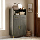 Freestanding Bathroom Storage Cabinet with 2 Drawers & Doors by LJGDeals