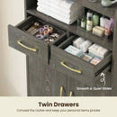 Freestanding Bathroom Storage Cabinet with 2 Drawers & Doors by LJGDeals