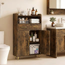 Freestanding Bathroom Storage Cabinet with 2 Drawers & Doors by LJGDeals
