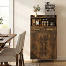 Freestanding Bathroom Storage Cabinet with 2 Drawers & Doors by LJGDeals