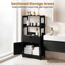 Bathroom Floor Cabinet with Open Shelves and Drawer by LJGDeals
