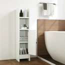 Bathroom Slim Cabinet Corner with Door and Adjustable Shelf by LJGDeals