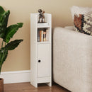 Bathroom Slim Cabinet Corner with Door and Adjustable Shelf by LJGDeals