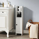 Bathroom Slim Cabinet Corner with Door and Adjustable Shelf by LJGDeals