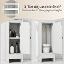 Bathroom Slim Cabinet Corner with Door and Adjustable Shelf by LJGDeals