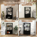 Bathroom Storage Cabinet with Open Shelves and Double Doors by LJGDeals