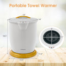 Bathroom Towel Warmer Bucket with Fragrance Holder and Auto Shut by LJGDeals