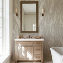 Japandi Soft Neutral Grass Wallpaper Mural