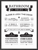 Funny bathroom rules
