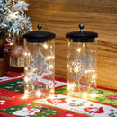 Set of 2-7"H Battery Powered Lights(Sliver Leaf Pendant ) by JHY DESIGN