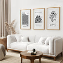 Black and White Matisse Art Set of 3 Posters by Wall Art Set