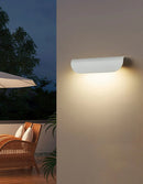 Bay Curved Garden Wall Light