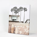 Coastal Surfing Lifestyle Print. Terracotta Surfboards by Wall Art Set