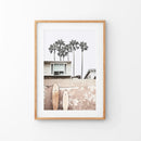 Coastal Surfing Lifestyle Print. Terracotta Surfboards by Wall Art Set