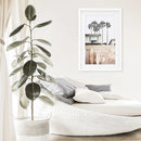 Coastal Surfing Lifestyle Print. Terracotta Surfboards by Wall Art Set