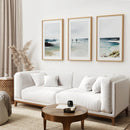 Navy Blue Watercolor Beach House Decor. Set of 3 Wall Art by Wall Art Set