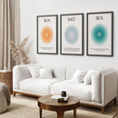 Sun Salt and Sea Aura Posters Wall Decor Set by Wall Art Set