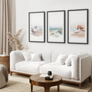Modern Watercolor Coastal Poster Set. Beach Wall Decor by Wall Art Set