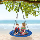 40 Inches Saucer Tree Swing with Adjustable Hanging Ropes and 900D Oxford Fabric by LJGDeals