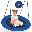 40 Inches Saucer Tree Swing with Adjustable Hanging Ropes and 900D Oxford Fabric by LJGDeals