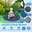 40 Inches Saucer Tree Swing with Adjustable Hanging Ropes and 900D Oxford Fabric by LJGDeals