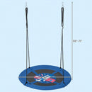 40 Inches Saucer Tree Swing with Adjustable Hanging Ropes and 900D Oxford Fabric by LJGDeals