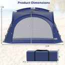 Large Beach Tent for 12-15 People with Removable Sidewalls by DirectDeals
