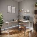 Custom L-Shaped Executive Desk 60” x 60” | Reversible Return