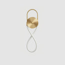 Bead Cascade Loop Wall Lamp