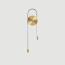 Bead Cascade Loop Wall Lamp