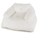 Bean Bag Chair Plush Lazy Sofa with Ultra-soft Velvet Cover-Beige by LJGDeals