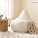 Bean Bag Chair for Adults Accent Lazy Sofa with Skin-friendly Corduroy Cover and Soft Sponge Filling by DirectDeals