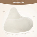 Bean Bag Chair for Adults Accent Lazy Sofa with Skin-friendly Corduroy Cover and Soft Sponge Filling by LJGDeals
