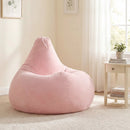 Bean Bag Chair for Adults Accent Lazy Sofa with Skin-friendly Corduroy Cover and Soft Sponge Filling by LJGDeals