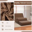 Bean Bag Chair with Ottoman and High Elasticity Sponge by LJGDeals