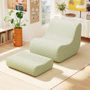Bean Bag Chair with Ottoman and High Elasticity Sponge by LJGDeals