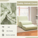 Bean Bag Chair with Ottoman and High Elasticity Sponge by LJGDeals