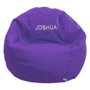 Bag Chair Kid size Comfy Bean - Cotton Fabric - Eco Fill