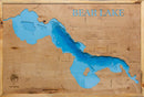 Bear Lake in Barron County, Wisconsin by Horn Dog Maps
