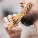 Wooden Beard Comb – Bearded Man