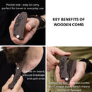 Wooden Beard Comb – Viking Design