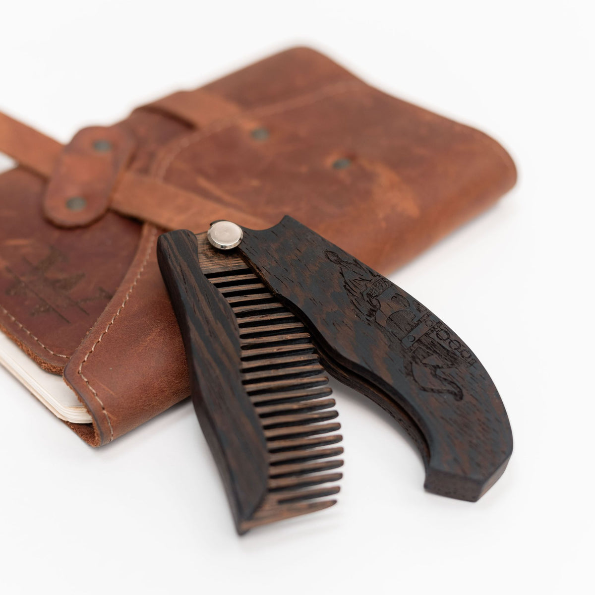 Wooden Beard Comb – Viking Design, photo 13 of 13