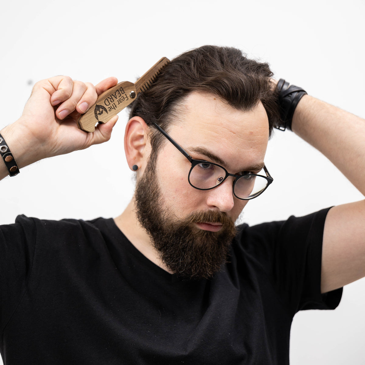 Wooden Beard Comb – Fear the Beard, photo 2 of 14