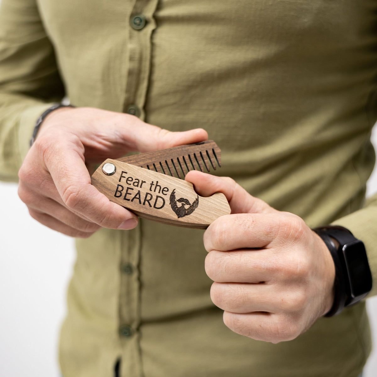 Wooden Beard Comb – Fear the Beard, photo 3 of 14