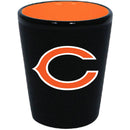 Chicago Bears Matte Black/Inner Color Shot Glass by Dynasty Sports & Framing
