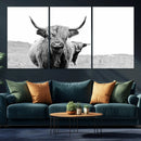 Beautiful Highland Cow Canvas Wall Art, Framed Highland Cow by MyGreatCanvas | Canvas Wall Art Prints | Photo Prints & Wall Decor