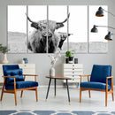 Beautiful Highland Cow Canvas Wall Art, Framed Highland Cow by MyGreatCanvas | Canvas Wall Art Prints | Photo Prints & Wall Decor